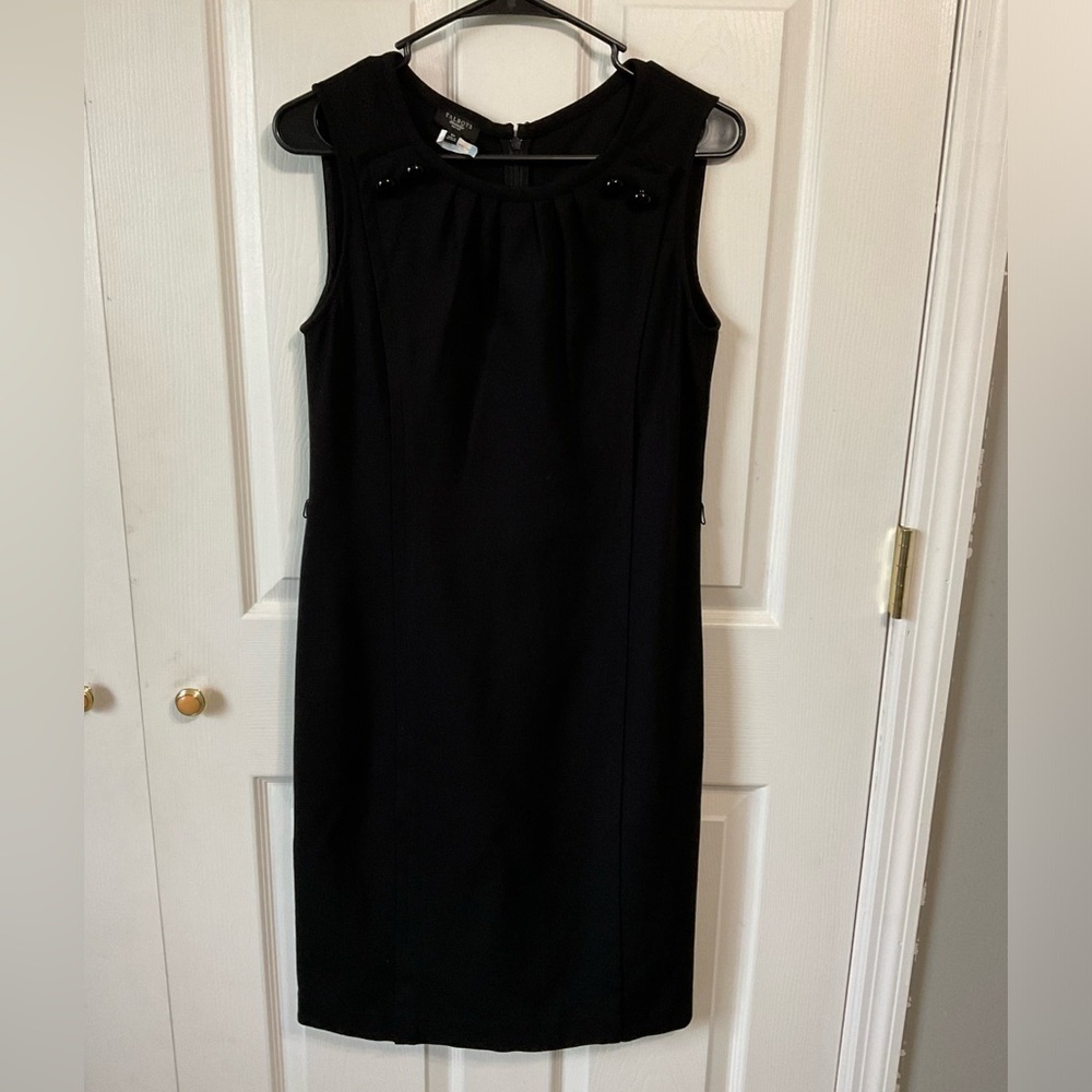 Talbots dress. Black. Sleeveless. Size 8 - Picture 1 of 6